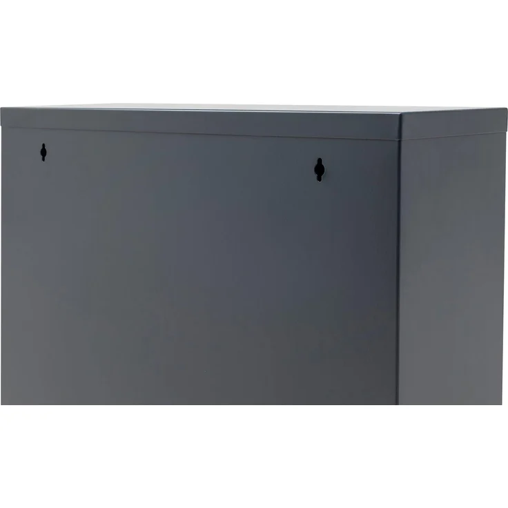 Schuhschrank Schmal Schuhregal Metall Schuhkipper mit Magnet Klappen Schuhablage (3 Klappen Anthrazit) – Bild 8