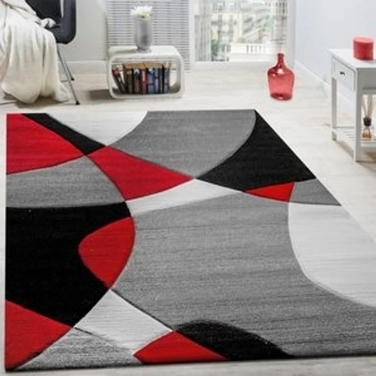Paco Home Teppich Diamond 664, rechteckig, Höhe: 15 mm, 3D-Design, Kurzflor, 3D-Design, modernes geometrisches Muster – Bild 6