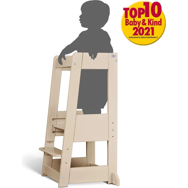 tiSsi® Entdeckerturm / Lernturm FELIX mitwachsend Cashmere – Bild 7