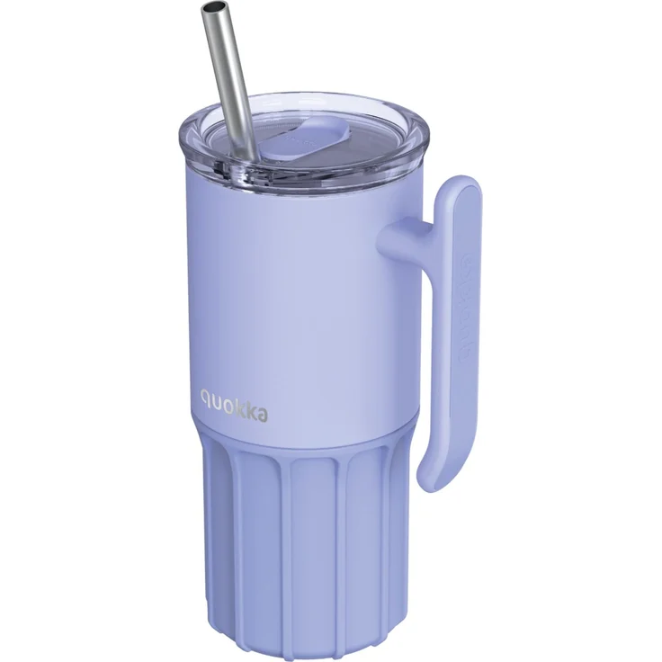 Vakuumisolierter Thermobecher aus Edelstahl Trinkflasche Doppelwandig 720 ml Lavendel – Bild 1