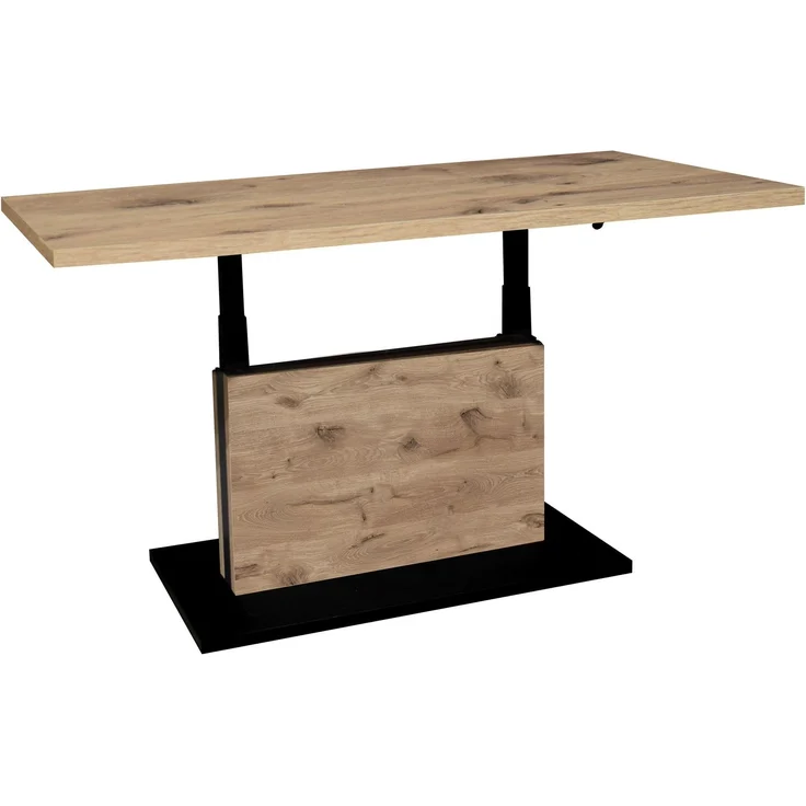 Couchtisch Höhenverstellbar Else 4 120x49x70 Holzwerkstoff Viking Oak – Bild 3