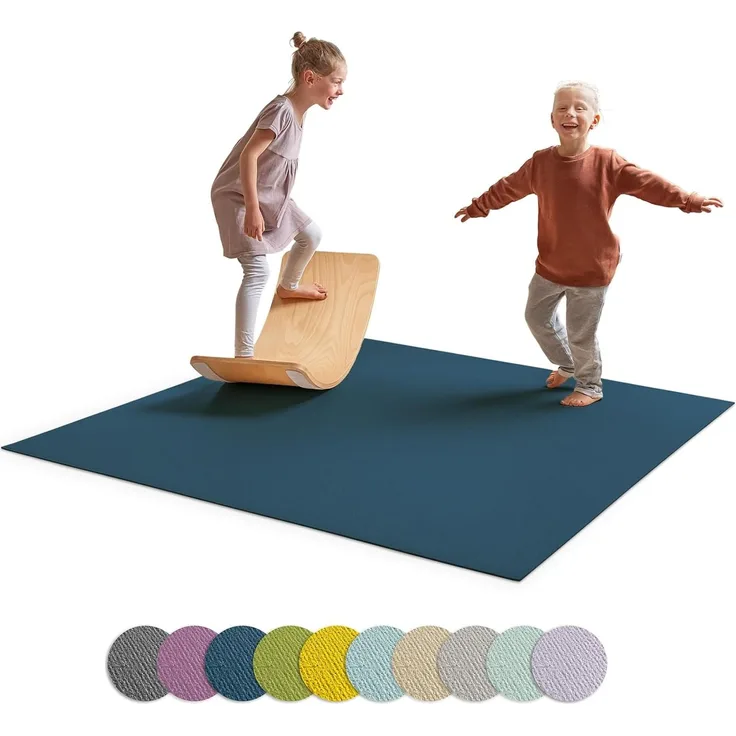 Ehrenkind Anti-Rutsch Krabbelmatte 80x80 cm blau