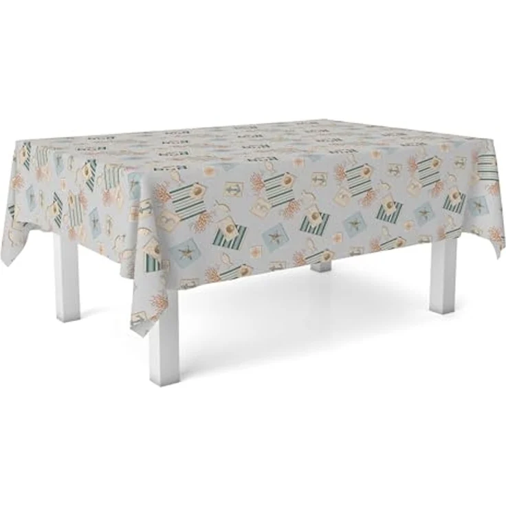 Martina Home Wachstuchtischdecke, Recife, Blau, 200x140 cm – Bild 2