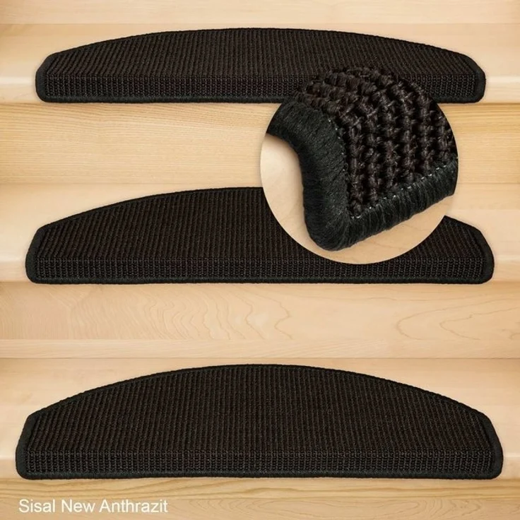 Metzker® Stufenmatte Stufenmatten Sisal New Halbrund Einzen und SparSet's, halbrund, Höhe: 6 mm, Naturprodukt – Bild 4