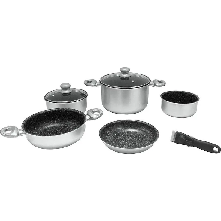 Gimex Topfset Alu Silver Line 8-tlg.