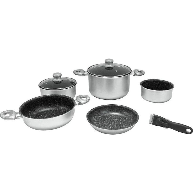 Gimex Topfset Alu Silver Line 8-tlg.