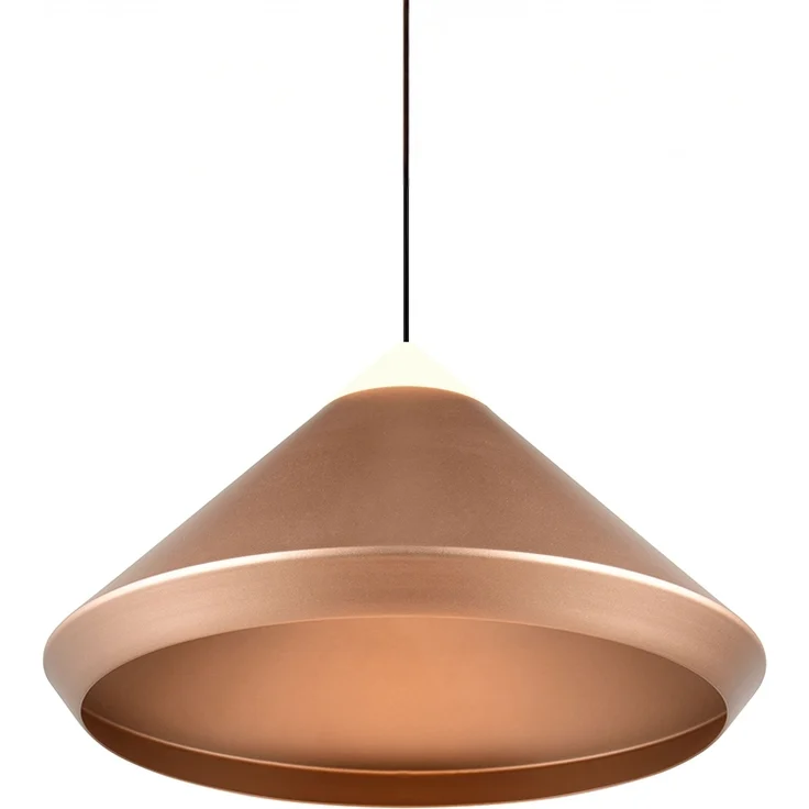 LED Pendelleuchte LAGUNA 1-flammig, höhenverstellbar, Coffee Ø 30cm – Bild 8