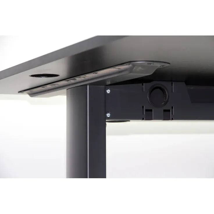 SyberDesk Gaming Eckschreibtisch V2 LED, 197 x 132 cm, RGB Gaming Tisch L-Form, USB-HUB, Kabelmanagement, L-förmiger Computertisch, (rechts, schwarz) – Bild 6