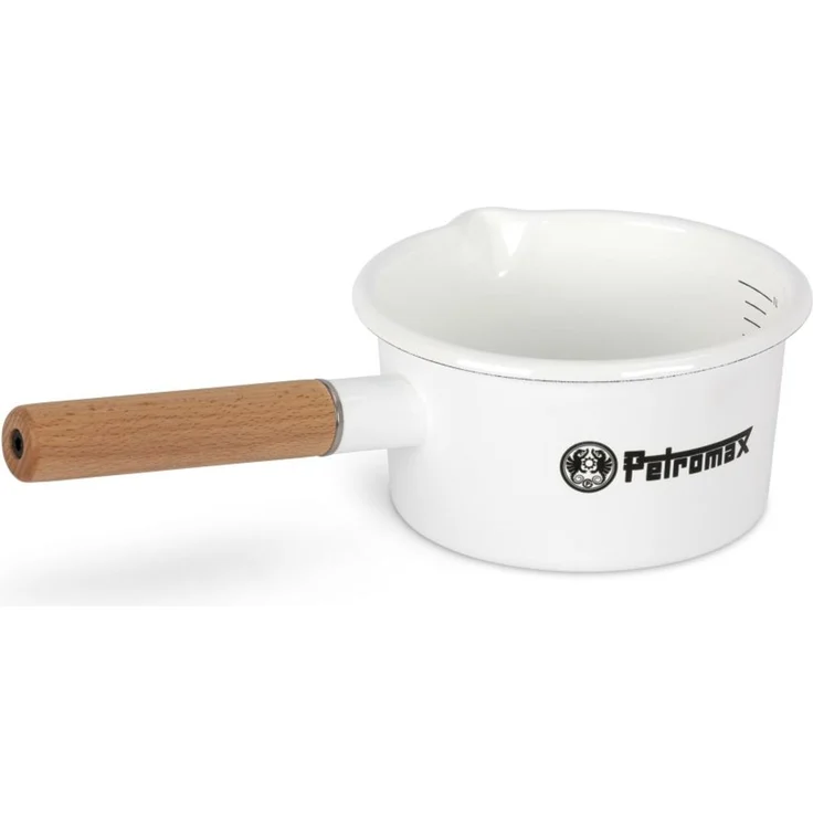 Petromax Stieltopf Emaille 1 Liter weiss – Bild 5