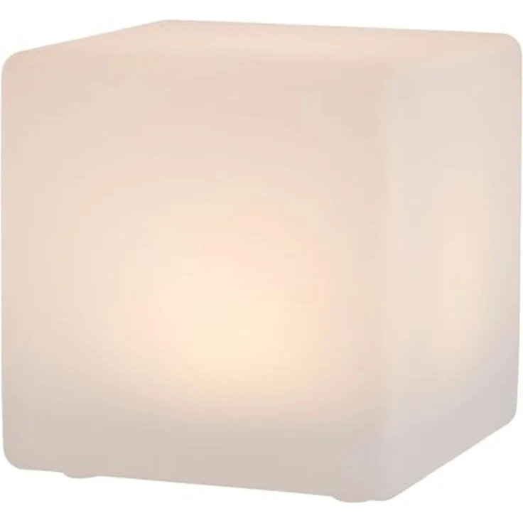 LED Solarleuchte, Würfel, LxH 20x20 cm – Bild 1