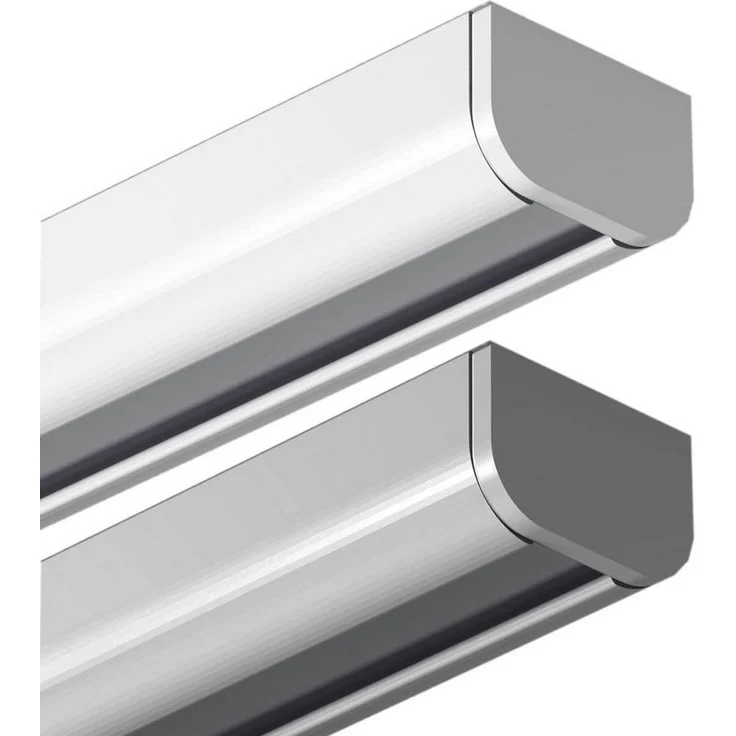Garduna Gardinenschiene halbrunde Schleuderschiene, 1-läufig, Aluminium – Bild 5