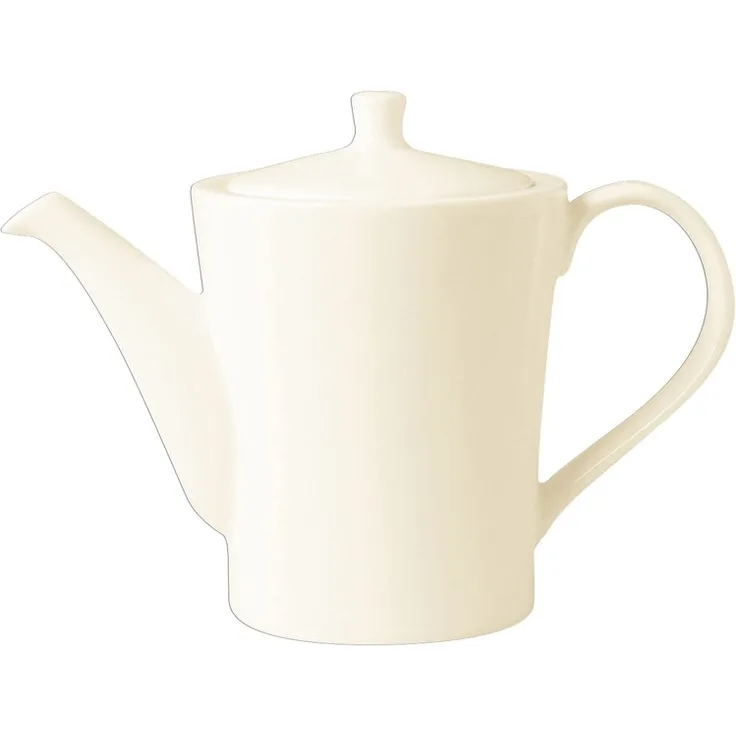 RAK Porcelain Fine Dine Ivoris white Kaffeekanne & Deckel Ø 8.7 cm / Ht. 11.8 cm / Cont. 35 cl
