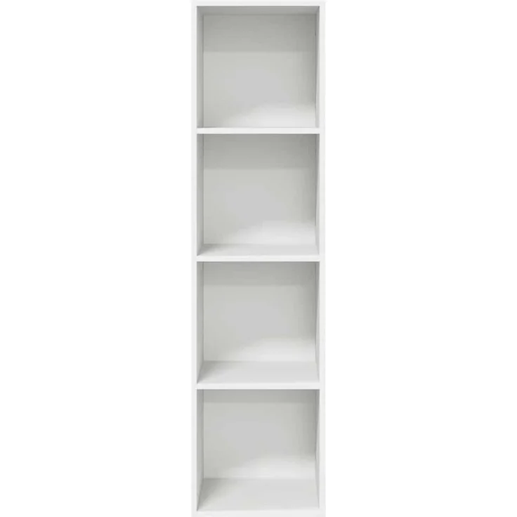 TV-Wandschrank, TV Hängeboard Hängeschrank Weiß 37 x 37 x 142,5 cm Holzwerkstoff – Bild 7