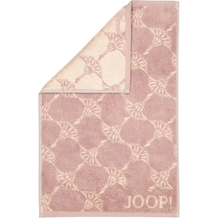 JOOP! Handtücher JOOP! Gästetuch Classic Cornflower 1611, 83 Rose, Baumwolle (1-St)