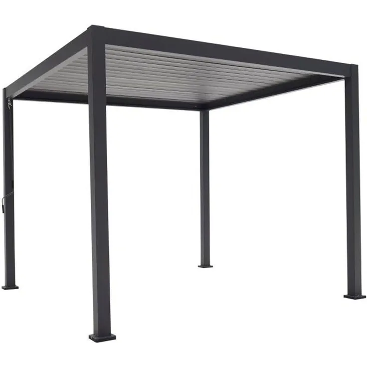 Green Spirit 'Mirador Classic' Pergola, Aluminium anthrazit, 3x3 m