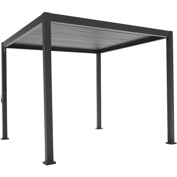Green Spirit 'Mirador Classic' Pergola, Aluminium anthrazit, 3x3 m