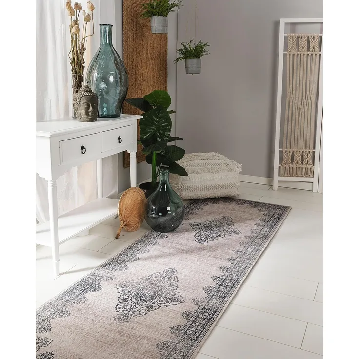 benuta Läufer Laury, rechteckig, Höhe: 5 mm, Kunstfaser, Berber, Ethno-Style, Wohnzimmer
