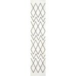 vidaXL Küchen Teppich Weiß 300 x 60 cm Samt 42013424