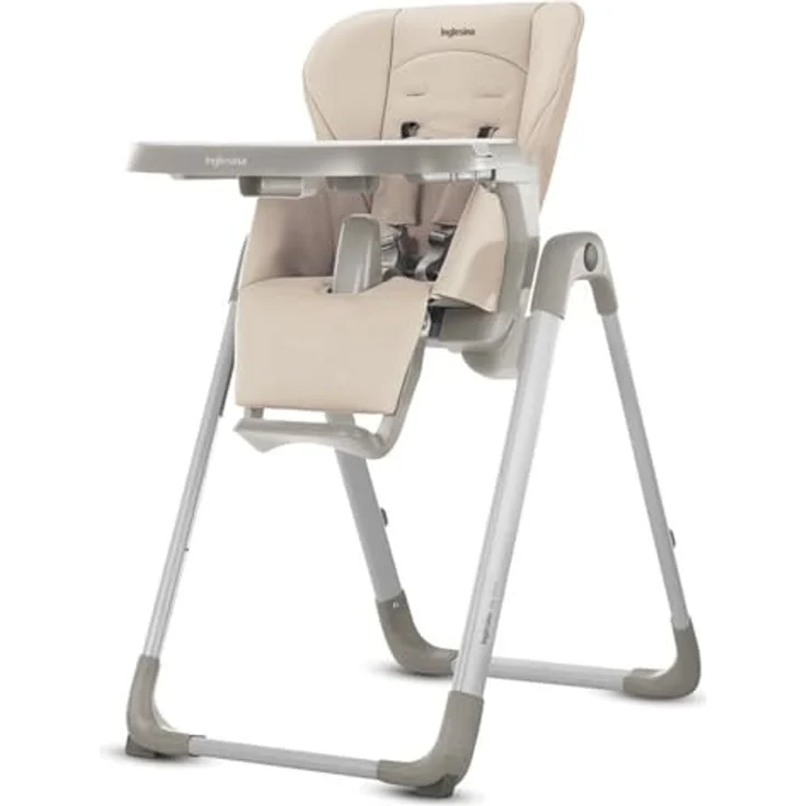 Inglesina My Time Hochstuhl, Butter, Verstellbar von Geburt bis 36 Monate, Faltbar, Modernes Design, Höchster Komfort und Hygiene – Bild 1