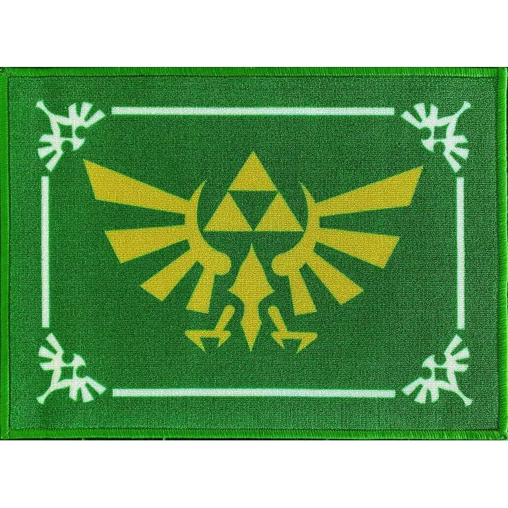 BERONAGE Fußmatte The Legend of Zelda Fußmatte Hyrule 50x70 cm Gaming, Rutschfest, offizielles Lizenzprodukt, für Innenbereich – Bild 1