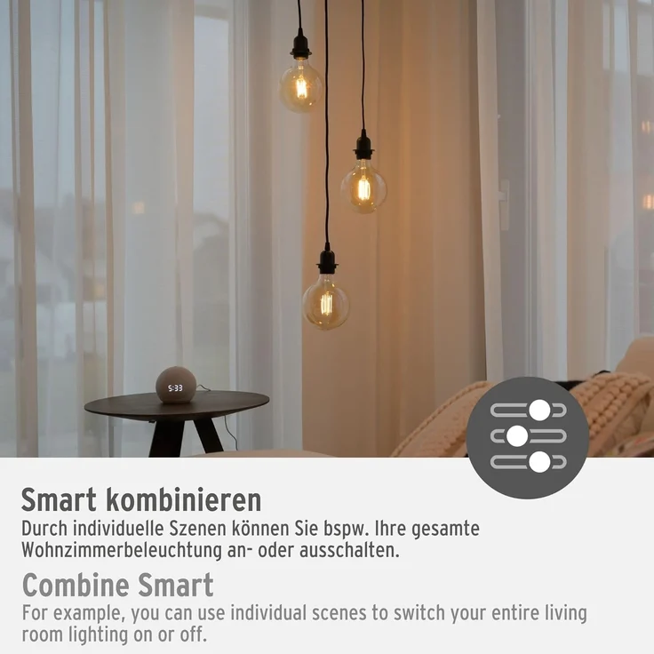 Brennenstuhl WiFi Filament LED Lampe Globe EEK F – Bild 4