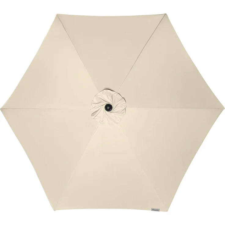 Doppler Sonnenschirm / Kurbelschirm "Active Auto Tilt 320", 320 cm Natur – Bild 5