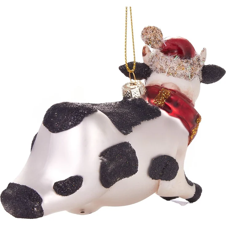 BRUBAKER Weihnachtsbaumkugel Handbemalte Weihnachtskugel - viele lustige Motive - Glas Baumkugel (1 St), Christbaumschmuck Figuren Deko Anhänger Christbaumkugel Weihnachtsdeko – Bild 2