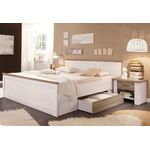 Bega 'Luca' Bett pinie weiß/trüffel, 90x200