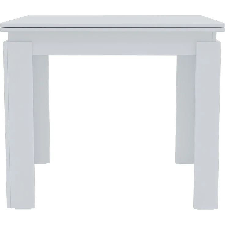 Shefa Esstisch Line Family 90-120 cm Weiß - Moderner Küchentisch aus Holzwerkstoff – Bild 2