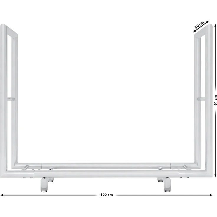 CLP Kaminholzständer Drake,edelstahl – Bild 3