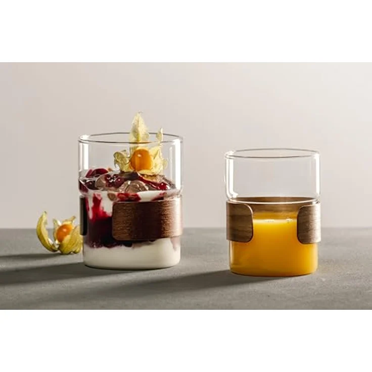 LEONARDO Becher NOVO LEGNO, 2er Set, 2-tlg, Glas, Holz, Becher mit Holzspange – Bild 13