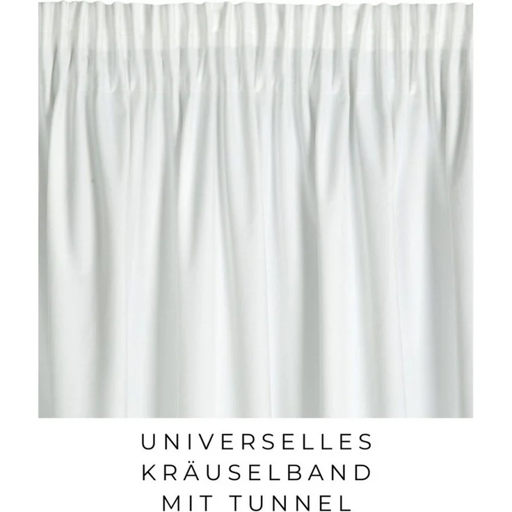 Eurofirany Vorhang VELVET (2 St), Kräuselband, blickdicht, Samt, 2er-Set Vorhang aus Velvet, mit mittlerem Verdunkelungsgrad, Tunnelzug – Bild 3