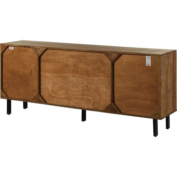 Sideboard Sheesham 185x40x77 natur unbehandelt LICHTENBERG #116 – Bild 10