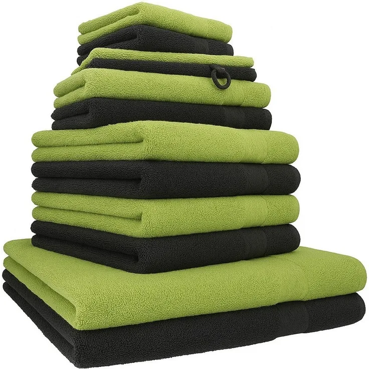 Betz Handtücher Premium Handtuch-Set 12-tlg, 100% Baumwolle (Set, 12-St), Duschtücher,Handtücher, Gästetücher, Seiftücher,Waschhandschuhe