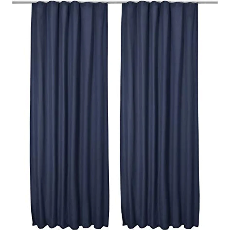 Beautissu Vorhang Amelie Luna, 2er Set Kräuselband Thermogardine 140x245cm – Bild 5