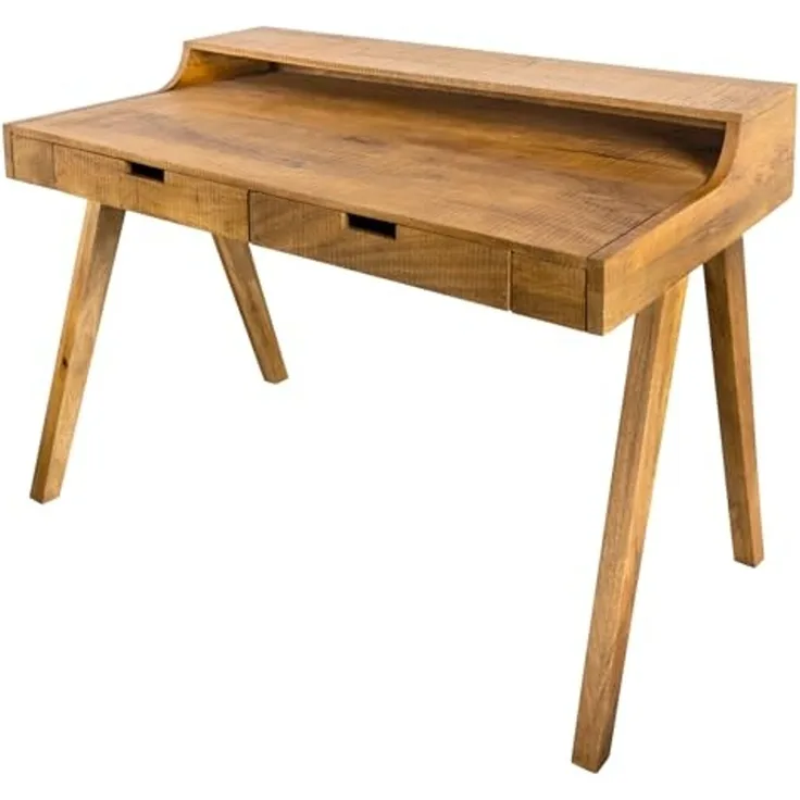 riess-ambiente Schreibtisch MONSOON 120cm braun (Einzelartikel, 1-St), Sekretär · Schublade · Massivholz · Büro