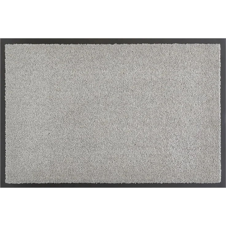andiamo Fußmatte Verdi - Schmutzfangmatte für den Hauseingang - ideal als Fußmatte innen oder als Fußabtreter im überdachten Außenbereich - Fußabstreifer für Haustür 40x60 cm Silber