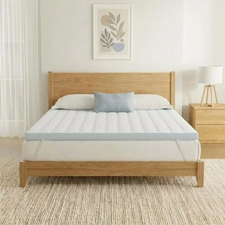 EGO HOME Matratzen Topper 180x200, 7 Zonen Matratzentopper mit Memory-Schaum, Öko-TEX Zertifiziert, 180x200 cm Matratzenauflage für Boxspringbett Matratzen Schlafsofa – Bild 8