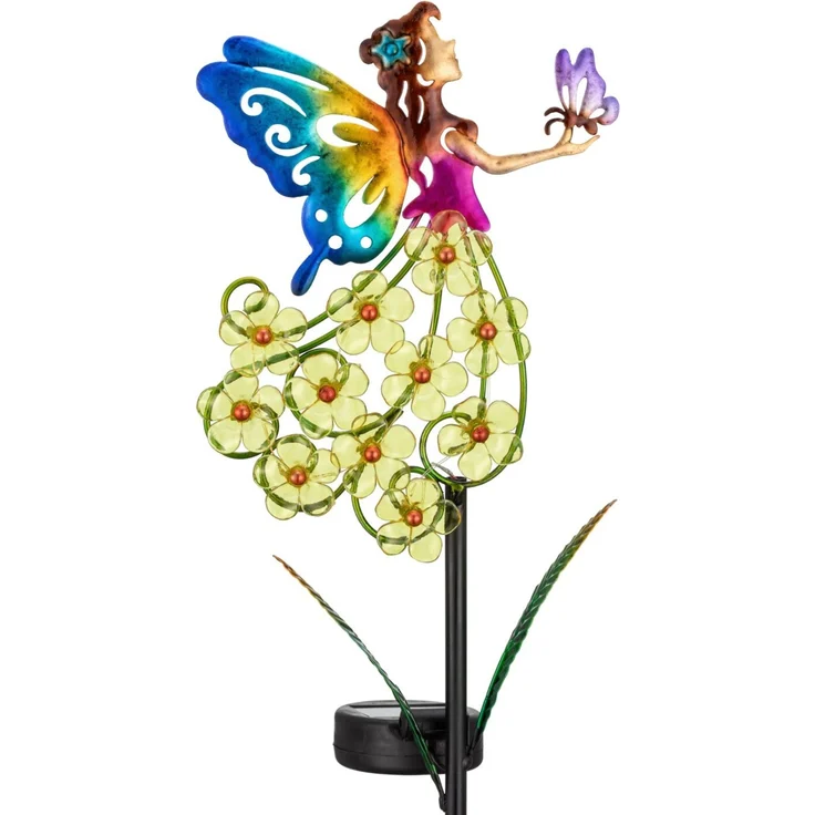 Ambia Garden Solarleuchte 'SOLARLEUCHTE', Kunststoff multicolour, 6 x 86 x 14 cm, Outdoor – Bild 4