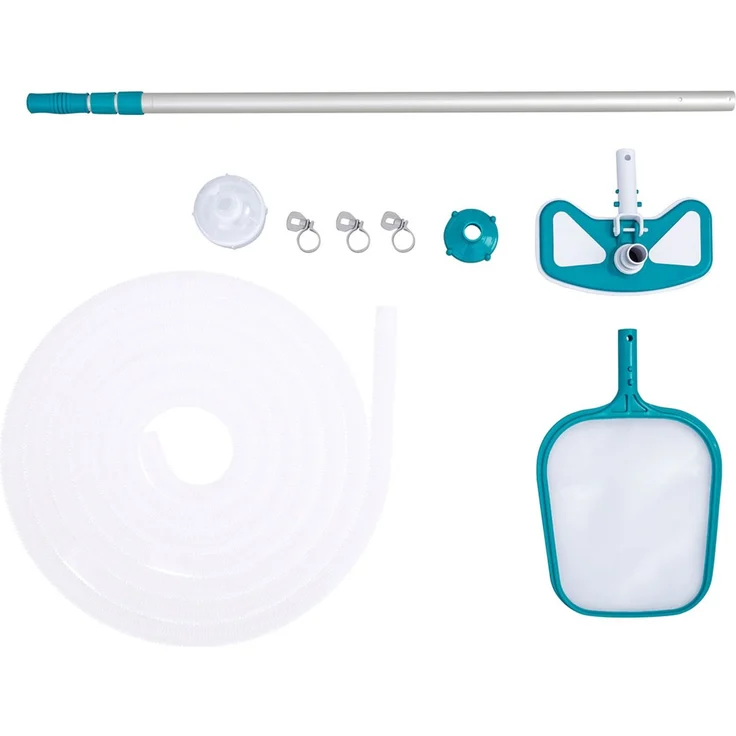 Poolpflege Basis-Set AquaClean™ mit pumpenbetriebenem Poolsauger & Kescher für Poolgrößen bis 610 cm – Bild 4