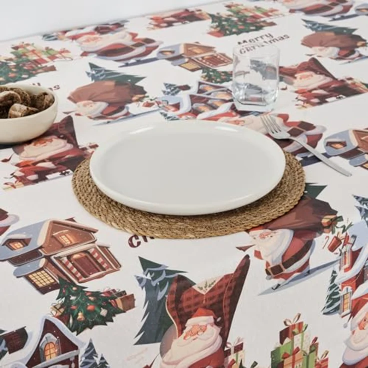 Belum Weihnachtstischdecke, schmutzabweisend, rechteckig, Harz, 200 x 140 cm – Bild 5