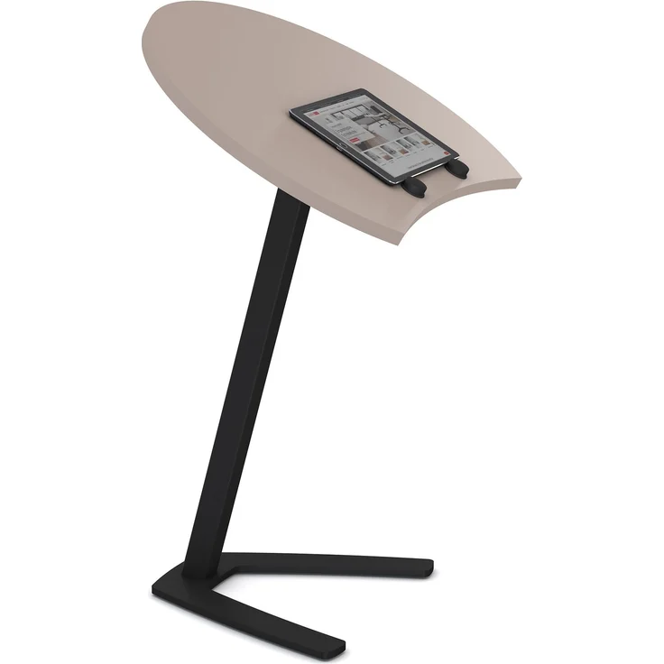 ASSMANN Laptoptisch Pontis Basalt 60x50x72cm Metall Holz Melaminoberfläche – Bild 2