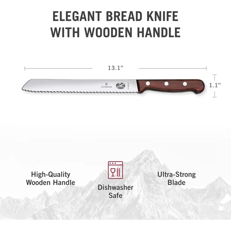 Victorinox Wood Brotmesser 21cm – Bild 6
