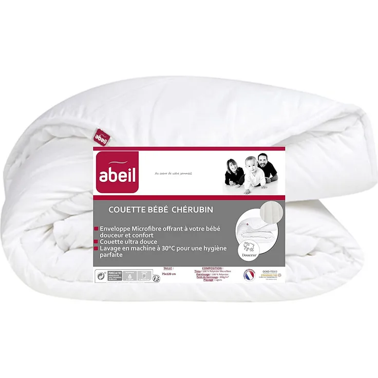 Abeil Bettdecke 15000000953 Chérubin, Polyester, 120 x 75 x 3 cm, Weiß