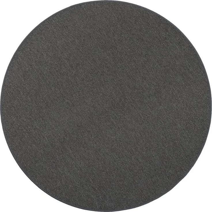 Snapstyle Designteppich Bentzon Natur Flachgewebe Teppich Rund, Rund, Höhe: 5 mm