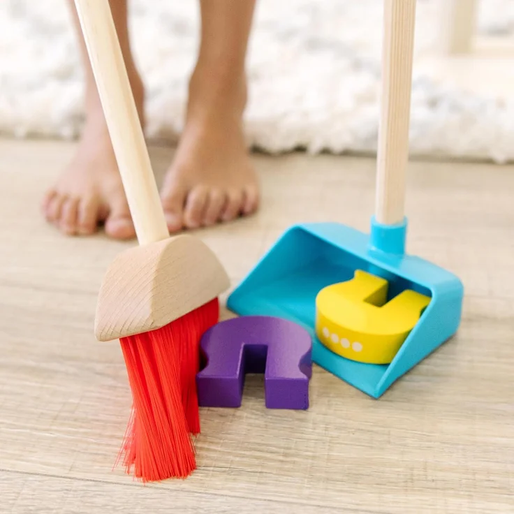 Melissa & Doug Deluxe Reinigungsspielset Funkeln & Glänzen | Holzspielzeug | Kinderspielzeug reinigen | Rollenspielzeug | 3+ | Geschenk für Jungen oder Mädchen | FSC-zertifizierte Materialien – Bild 5
