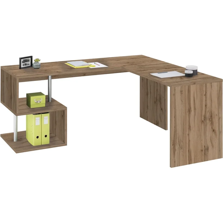 Eckschreibtisch >Esse Angolo< (BxHxT: 180x75x60 cm) in Wotan/Eiche