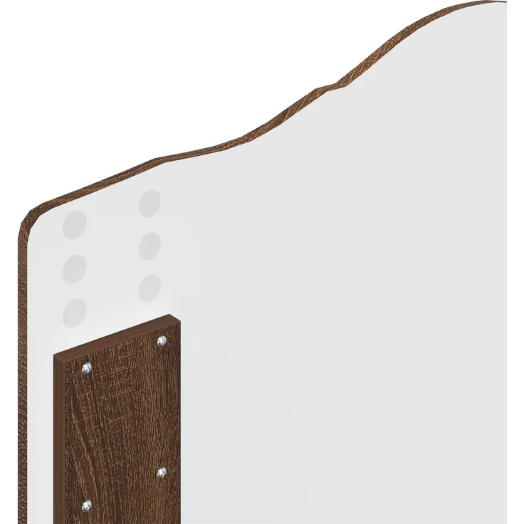 vidaXL Bettrahmen Braun Eichen-Optik 90 x 190 cm Massives Kiefernholz 3412958 – Bild 10