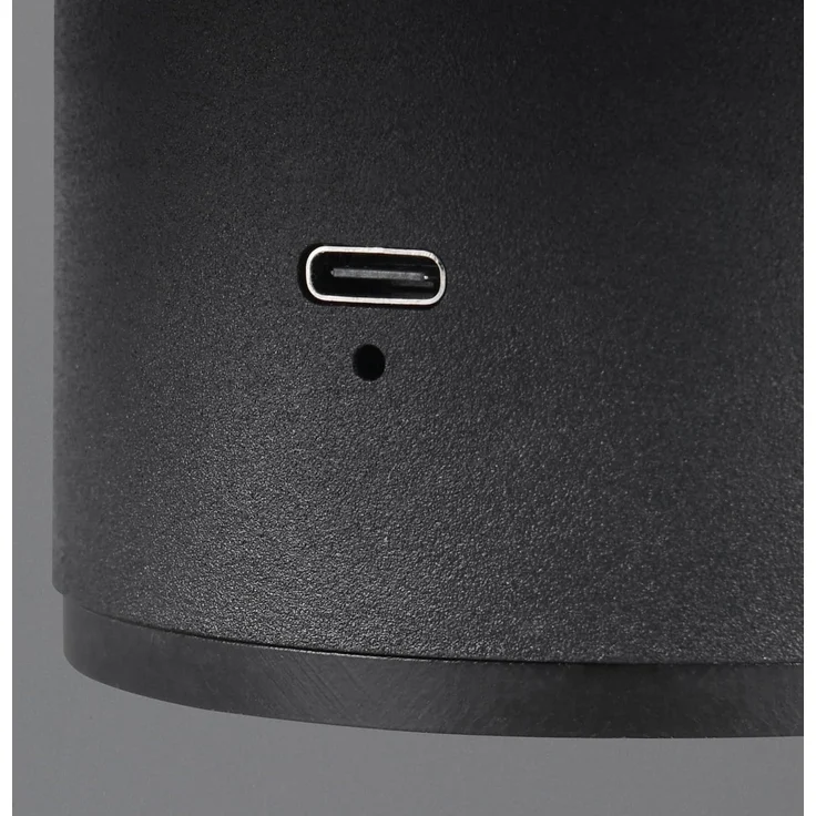 Akku Wandleuchte LIRA per USB aufladbar, Lampenschirm aus Papiergarn, Höhe 19cm – Bild 4