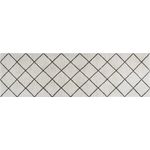 vidaXL Küchenteppich Waschbar Quadrat 60x180 cm Samt 136568